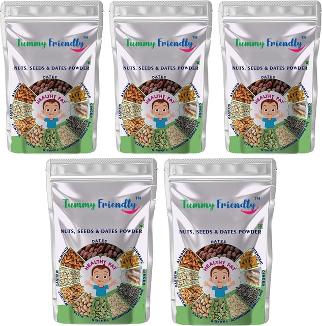 TummyFriendly Foods Premium Nuts, Seeds and Dates Powder | Dry Fruits Powder Baby (100g each pack)