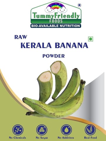 TummyFriendly Foods Natural Raw Kerala Banana Powder | Raw Nendran Banana Powder |(Each pack 100g)