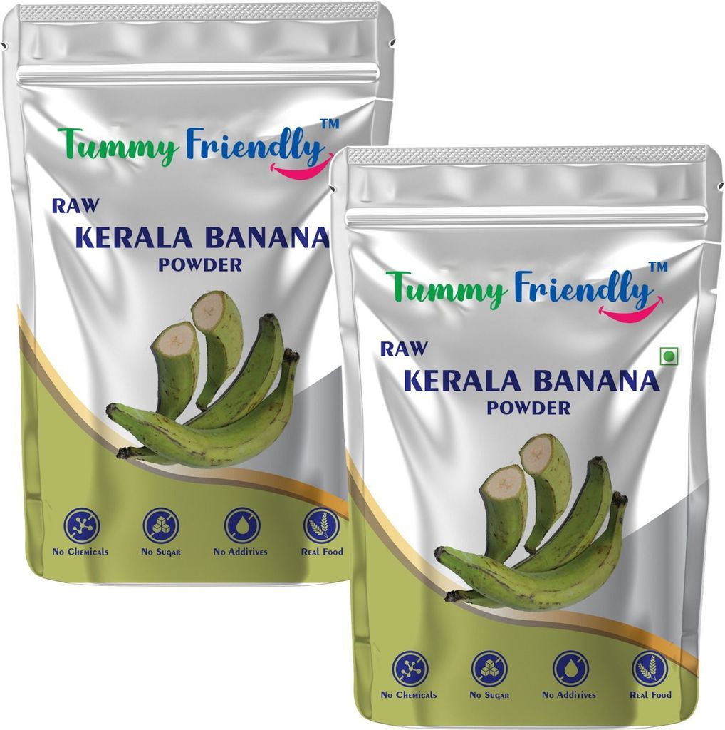 TummyFriendly Foods Natural Raw Kerala Banana Powder | Raw Nendran Banana Powder |(Each pack 100g)