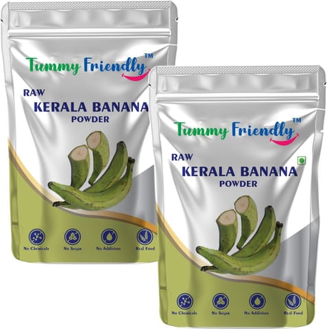 TummyFriendly Foods Natural Raw Kerala Banana Powder | Raw Nendran Banana Powder |(Each pack 100g)