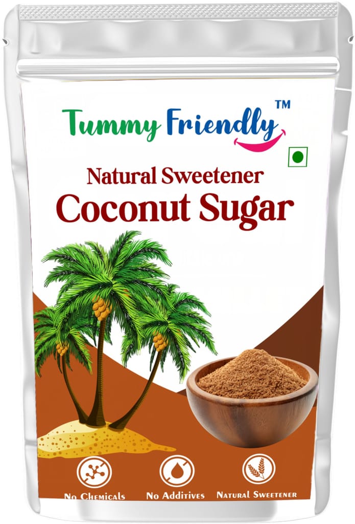 Tummy Friendly Coconut Sugar, Natural, Chemical-Free. Healthy Sugar Substitute