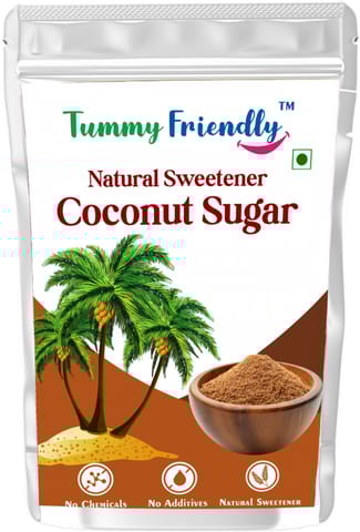 Tummy Friendly Coconut Sugar, Natural, Chemical-Free. Healthy Sugar Substitute