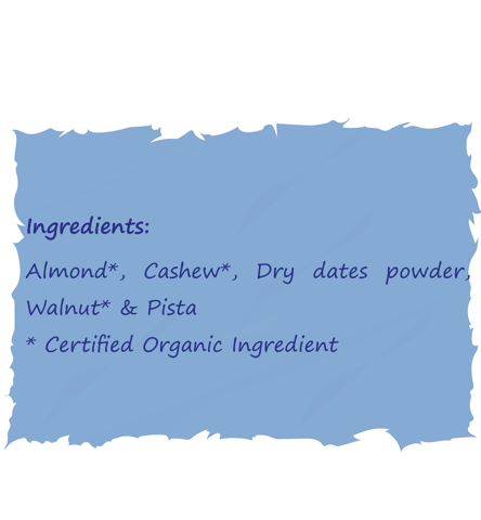 Tummy Friendly Foods Premium Nuts and Dates Powder | Healthy Fat with Natural Sweetener - 200g Cereal (200 g)