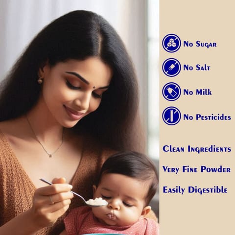 TummyFriendly Foods USDA Certified Organic Sprouted Ragi and 100% Organic Sprouted Ragi, MoongDal, Beetroot Porridge Mixes , Made of Organic Sprouted Ragi for Baby, Rich in Calcium, Iron, Protein, Fibre & Micro-Nutrients ,200g Each, 2 Packs