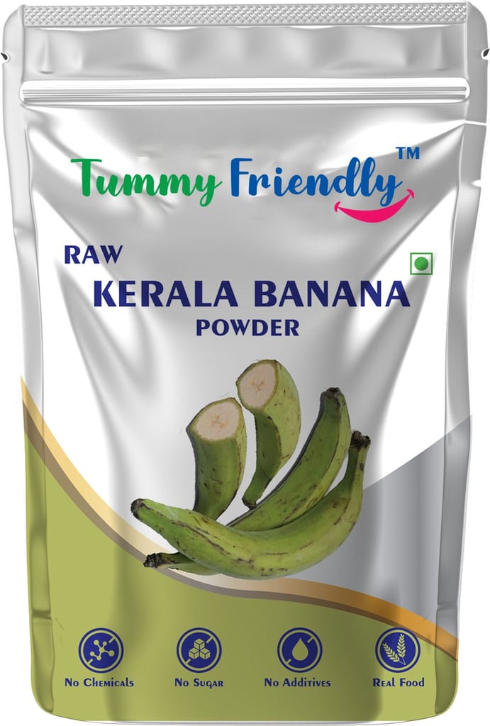 TummyFriendly Foods Natural Raw Kerala Banana Powder | Raw Nendran Banana Powder | No Chemicals