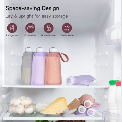 Silicone Milk Storage Bags 2Pcs