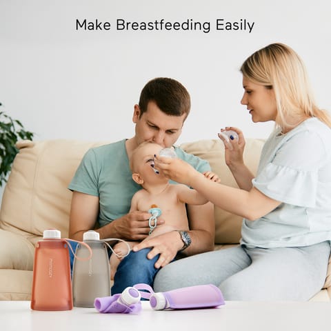 Silicone Milk Storage Bags 2Pcs