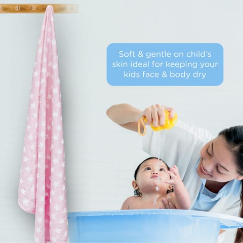 Printed baby towel for Girl