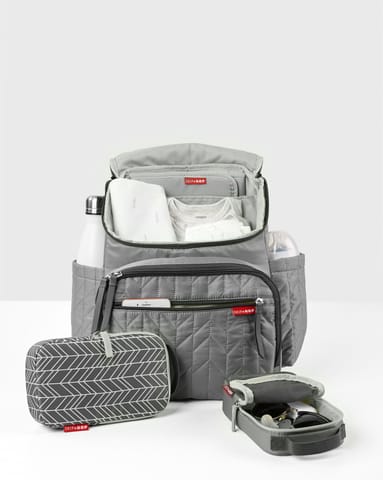 Forma Diaper Backpack- Grey