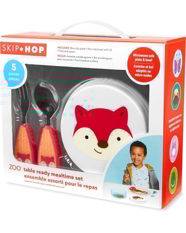ZOO Table Ready Mealtime Set- Fox