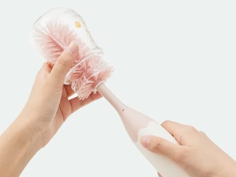 Push-Press Design Bottle Brush Kit-Press Bubble Style