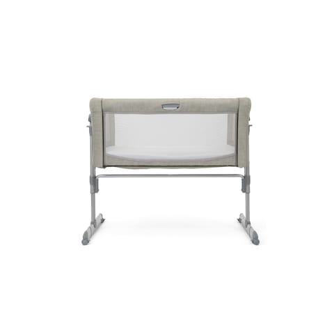 Joie Roomie Glide Playard - Convertible Baby Crib with 11 Adjustable Heights & Soft Mattress (Almond, Birth to 9 kg), (RXZER23)