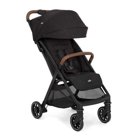 Joie Pact Pro Lightweight Compact Fold Stroller - Pram for Boys and Girls with Custom Recline, Front Swivel Wheels and UPF 50+ Canopy Stroller for Suitable from Birth to 22kg, Age 0 to 4 Years