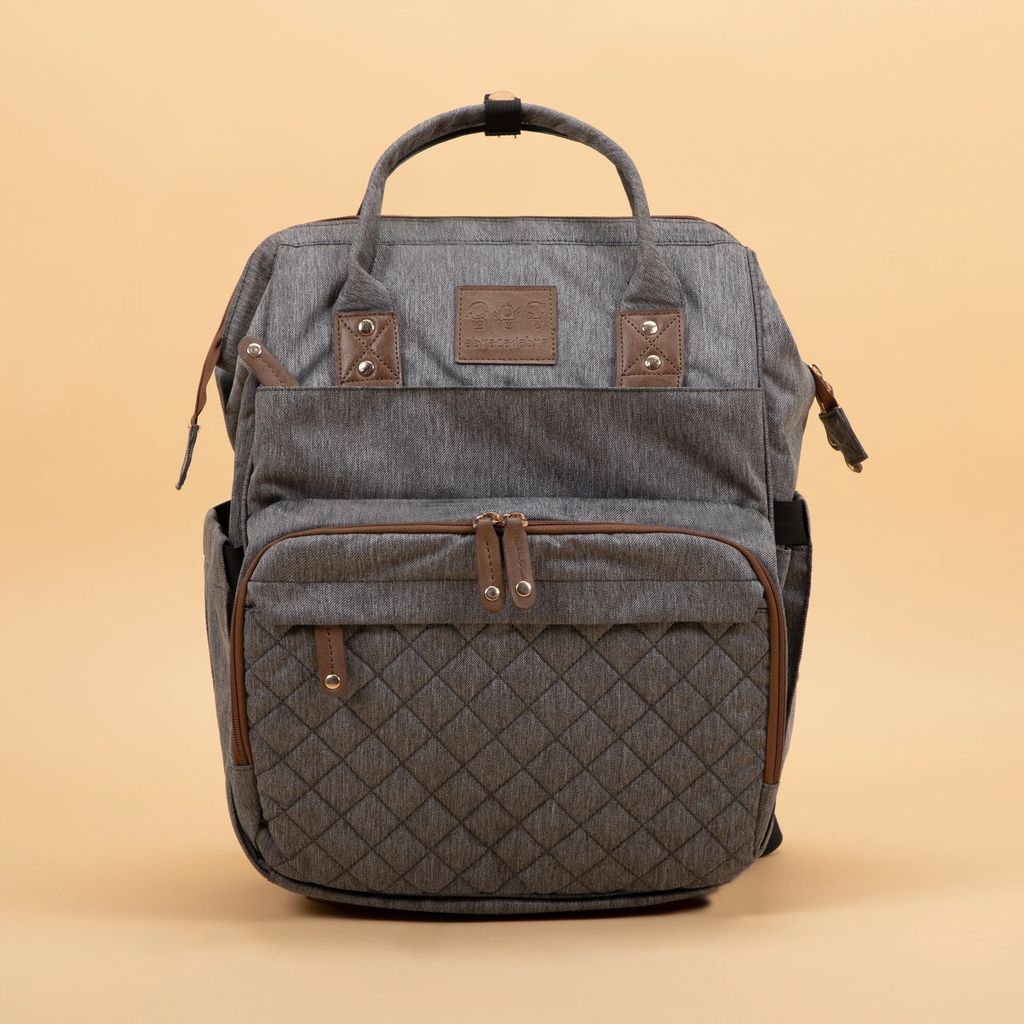 Abracadabra Diaper Bag with Changing Station - Grey