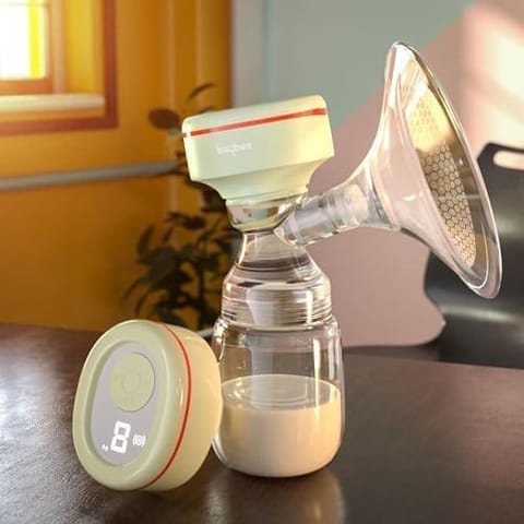 Baybee Mivac Electric Breast Pump For Mothers | Automatic Breast Pump Electrical With LED Display & 9 Adjustable Level Suction | Electric Breast Milk Pump with 4 Modes & Massage