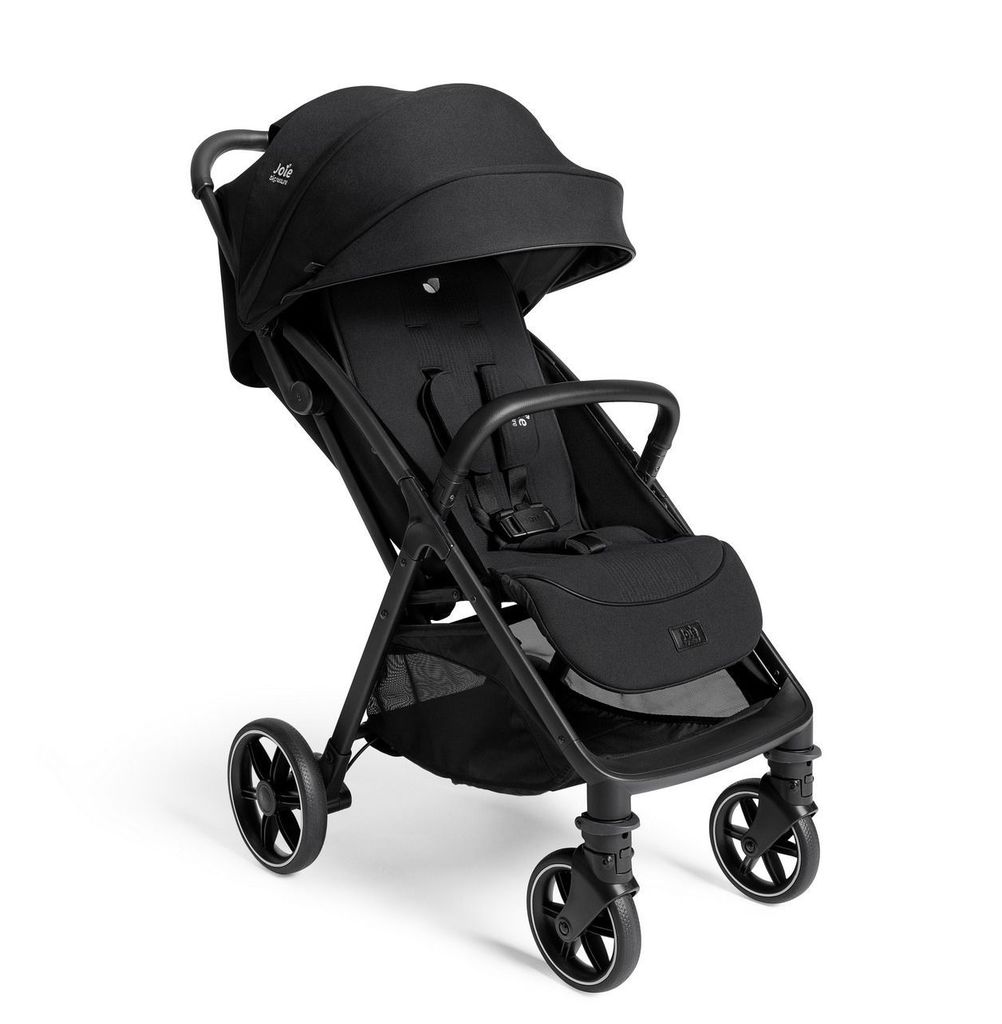 Joie Parcel Lx Lightweight Stroller | Lie-Flat Recline, Car Seat Compatible, UPF 50+ Canopy, One-Hand Fold, Travel Ready with Carry Bag, from Birth to 22 kg