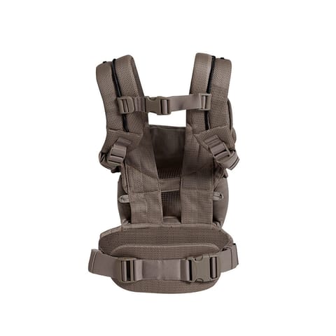 Joie Savvy Air Baby Carrier – Bisque | 4-in-1 Ergonomic Carry with Magnetic Buckles, Newborn Head Support & Breathable Cotton Fabric