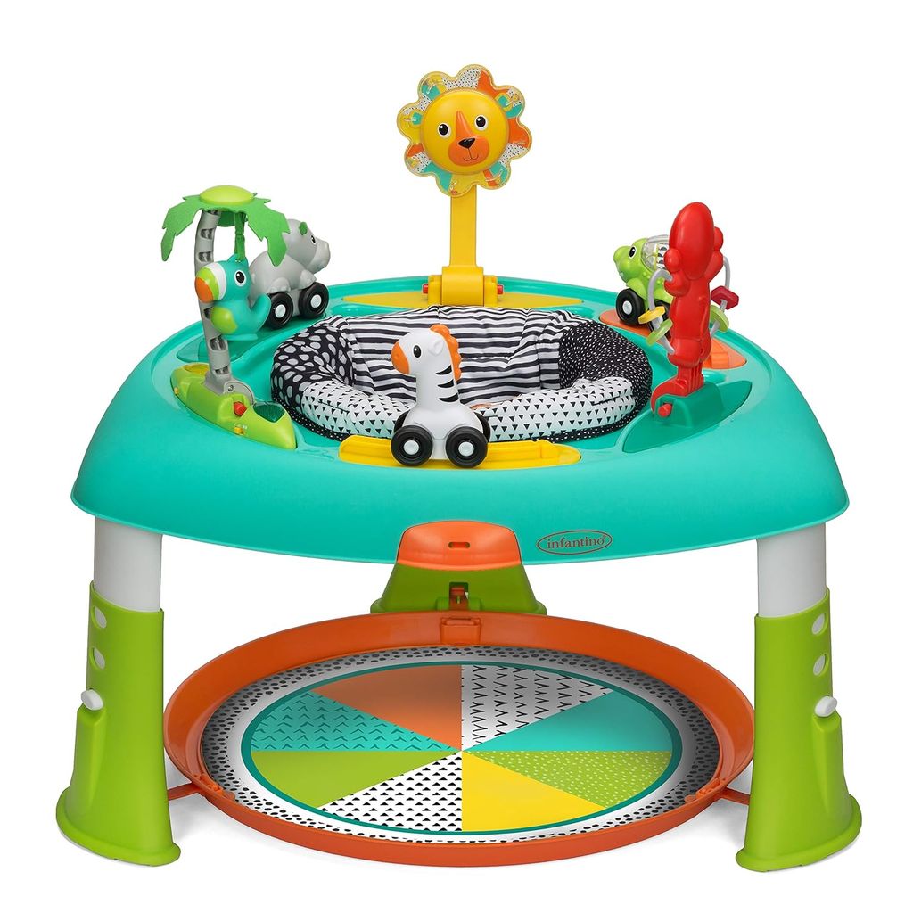 Infantino 2-in-1 Sit, Spin & Stand Entertainer & Activity Table for Kids