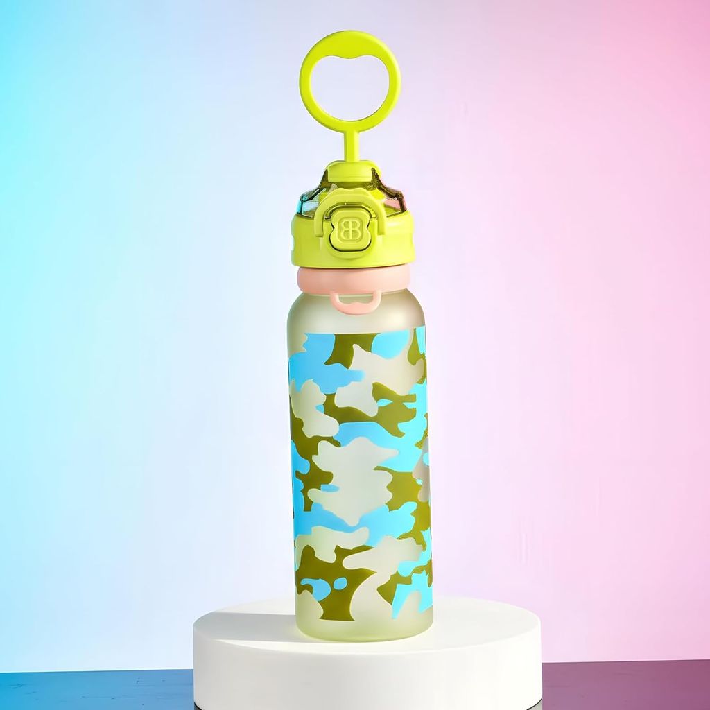 BAYBEE 2 in 1 Baby Sipper Bottle for Kids, Anti-Spill Sippy Water Bottle- BPA Free |Sippy Baby Bottle Sippers 900ml | Sipper Water Bottle for Kids, Babies Infants & Toddlers 6 Months to 9 Yrs (Green)