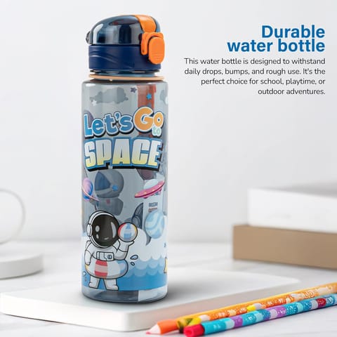 BAYBEE Space 700ml Sipper Bottle for Kids, Anti-Spill Sippy Water Bottle- BPA Free |Sippy Cup, Baby Bottle Sippers | Sipper Water Bottle for Kids Infants & Toddlers 6 Months to 9 Years (Blue)