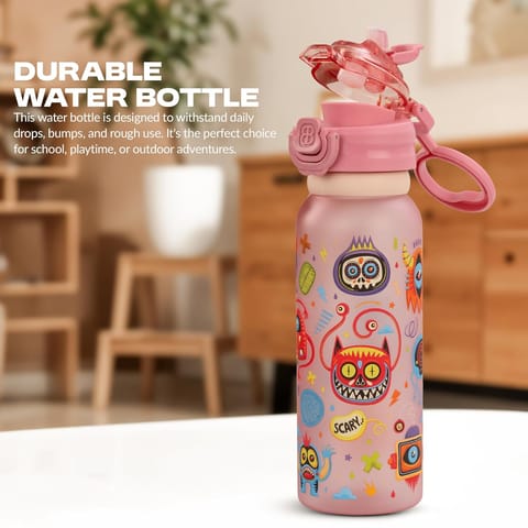 Baybee 2 in 1 Baby Sipper Bottle for Kids, Anti-Spill Sippy Water Bottle- BPA Free |Sippy Baby Bottle Sippers 900ml | Sipper Water Bottle for Kids, Babies Infants & Toddlers 6 Months to 9 Years (Pink)