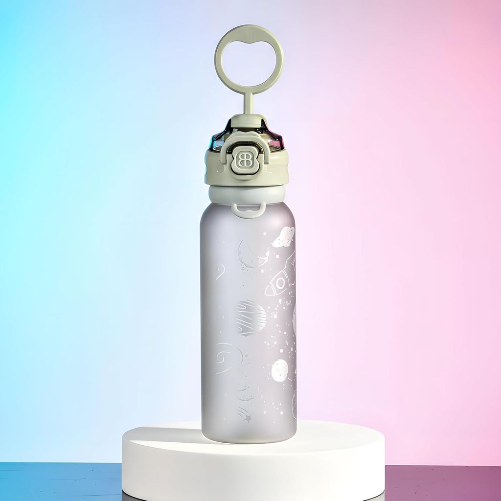 Baybee 2 in 1 Baby Sipper Bottle for Kids, Anti-Spill Sippy Water Bottle- BPA Free |Sippy Baby Bottle Sippers 900ml | Sipper Water Bottle for Kids, Babies Infants & Toddlers 6 Months to 9 Years (Grey)