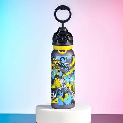 Baybee 2 in 1 Baby Sipper Bottle for Kids, Anti-Spill Sippy Water Bottle- BPA Free |Sippy Baby Bottle Sippers 900ml | Sipper Water Bottle for Kids, Babies Infants & Toddlers 6 Months to 9 Years(Black)