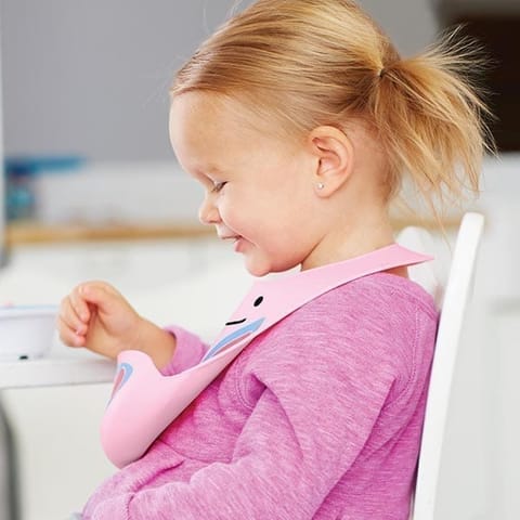 Skip Hop Zoo Fold & Go Silicone Bib