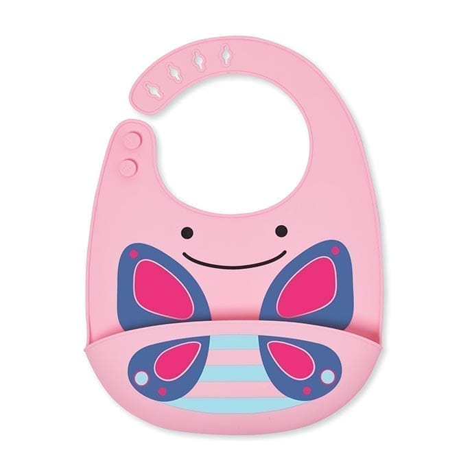 Skip Hop Zoo Fold & Go Silicone Bib