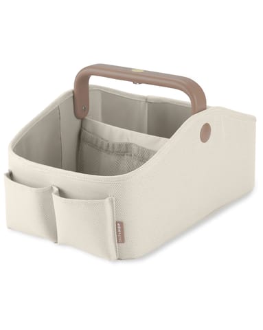 Skip Hop Nursery Style Light-Up Diaper Caddy - Oat