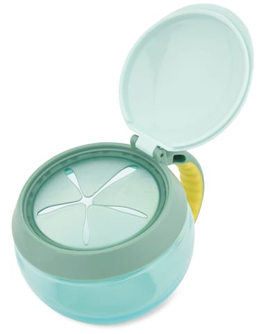 Skip Hop Zoo Snack Cup Hedgehog – Toddler Snack Container with Easy-Grip Handle & Spill-Resistant Lid