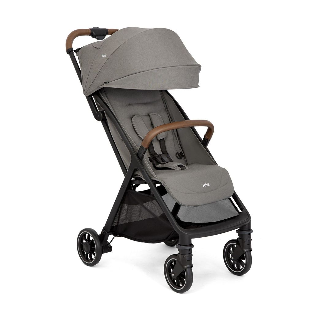 Joie Pact Pro Lightweight Compact Fold Stroller - Pram for Boys and Girls with Custom Recline, Front Swivel Wheels and UPF 50+ Canopy Stroller for Suitable from Birth to 22kg, Age 0 to 4 Years