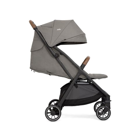 Joie Pact Pro Lightweight Compact Fold Stroller - Pram for Boys and Girls with Custom Recline, Front Swivel Wheels and UPF 50+ Canopy Stroller for Suitable from Birth to 22kg, Age 0 to 4 Years