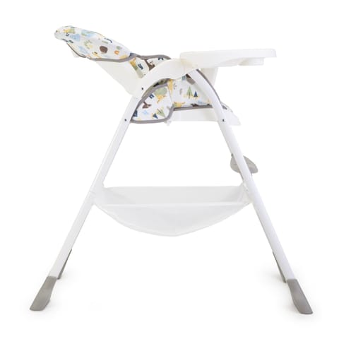 Joie Mimzy Snacker High Chair for Baby-Feeding Chair with A One-Hand Fold, 3-Position Seat Recline & 5-Point Harness System (6 Months to 15 Kg), Taupe