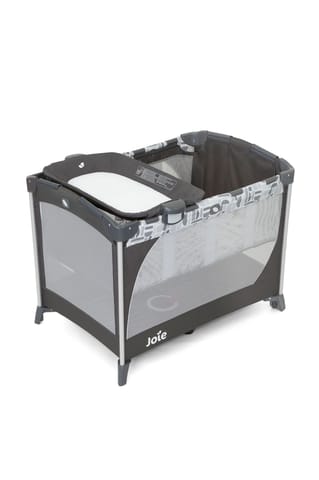 Joie Commuter Change Travel Cot - Compact Fold Playyard Suitable from Birth to 15 kg