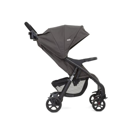 Joie muze lx Travel System, Includes juva Infant Carrier, SoftTouch 5-Point Harness, Lie-Flat Recline, UPF 50+ Canopy, All-Wheel Suspension, One Hand Fold Stroller, Usage from 0+ to 3 Years (15kg).