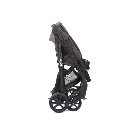 Joie muze lx Travel System, Includes juva Infant Carrier, SoftTouch 5-Point Harness, Lie-Flat Recline, UPF 50+ Canopy, All-Wheel Suspension, One Hand Fold Stroller, Usage from 0+ to 3 Years (15kg).