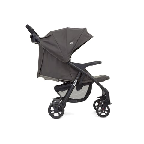 Joie muze lx Travel System, Includes juva Infant Carrier, SoftTouch 5-Point Harness, Lie-Flat Recline, UPF 50+ Canopy, All-Wheel Suspension, One Hand Fold Stroller, Usage from 0+ to 3 Years (15kg).