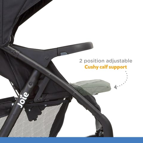 Joie Muze Full Featured Baby Stroller - Compact Fold Baby Pram with 5-Point Harness, Travel System Compatible, Lie-Flat Recline and Suitable for Birth to 15kg/(Birth - 36 Months)