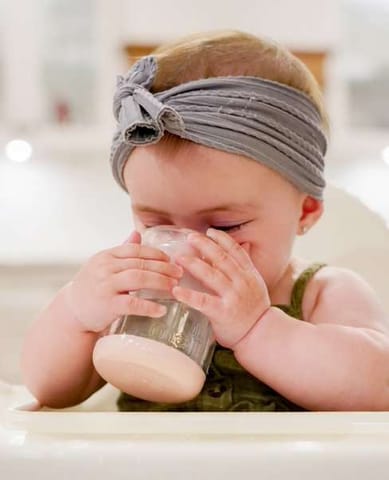 melii Double Walled Bear Cup 145ml (1, Pink)