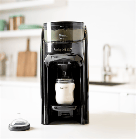 Baby Brezza Formula Pro Advanced WiFi Formula Dispenser - Automatically Mix a Warm Formula Bottle from Your Phone Instantly – Easily Make Bottle with Automatic Powder Blending Machine, Black