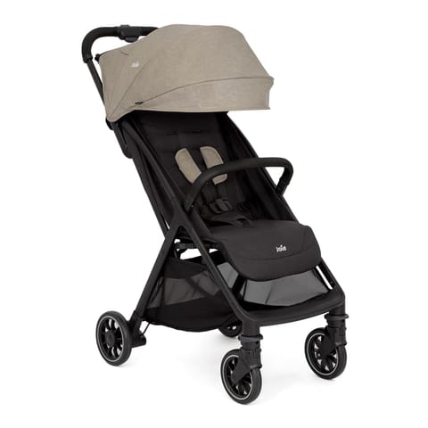 Joie Pact Pro Lightweight Compact Fold Stroller - Pram for Boys and Girls with Custom Recline, Front Swivel Wheels and UPF 50+ Canopy Stroller for Suitable from Birth to 22kg, Age 0 to 4 Years