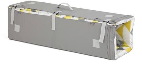 Joie Cheer Baby Playpen – Breathable Mesh Sides, Removable Mattress for Sleep & Play, Side Zipper Entry, Foldable with Carry Handle, Plush Toys Included – from Birth to 15 kg