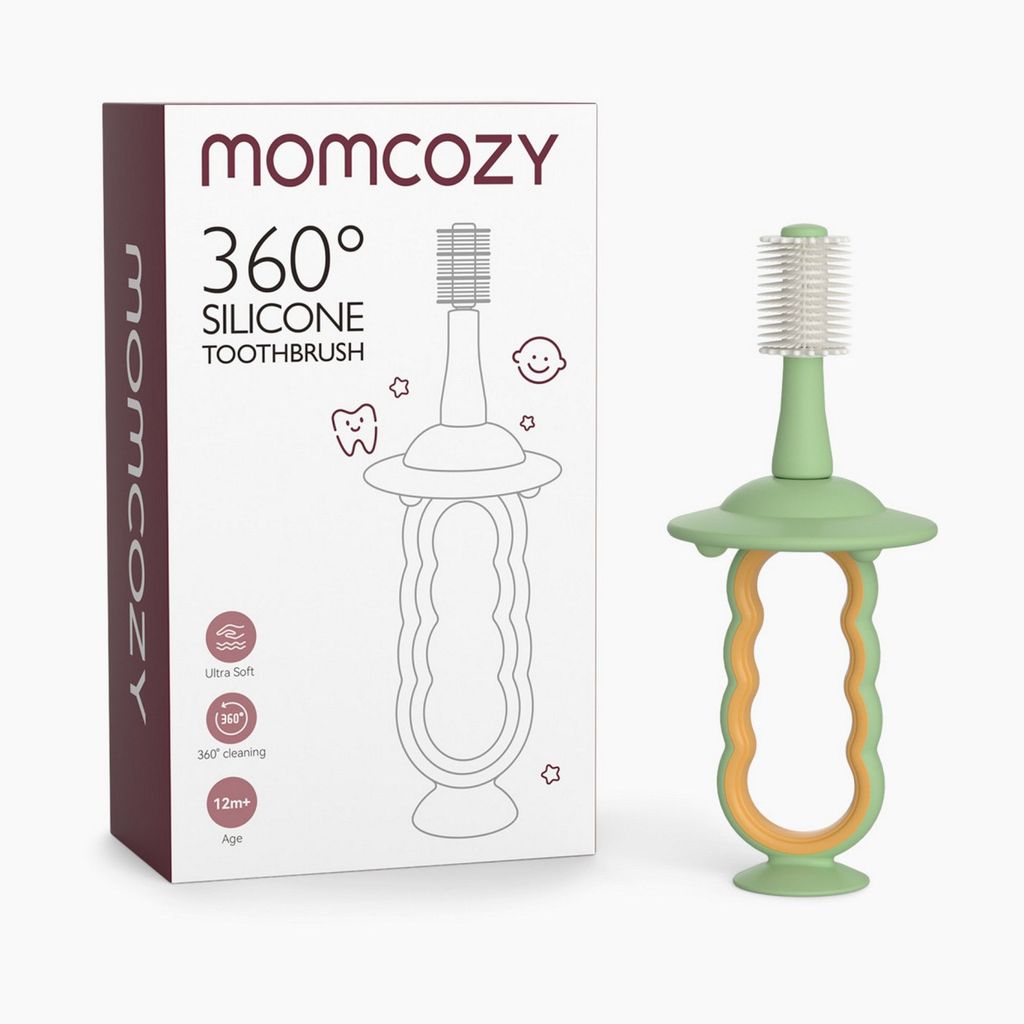 Momcozy Tooth Brush Baby Toothbrush Green