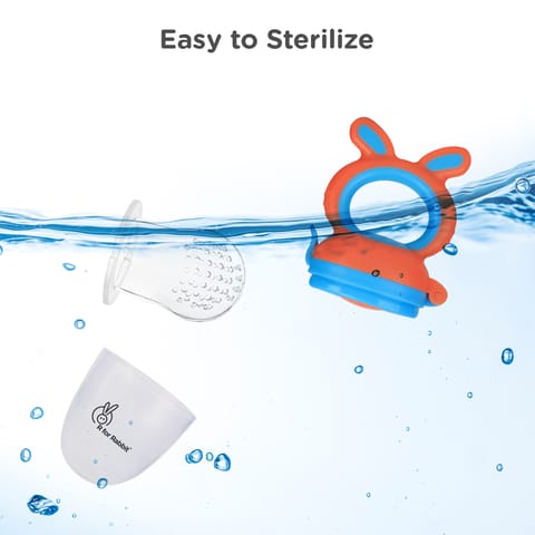 R for Rabbit First Feed Bunny Orange-Blue Nibbler