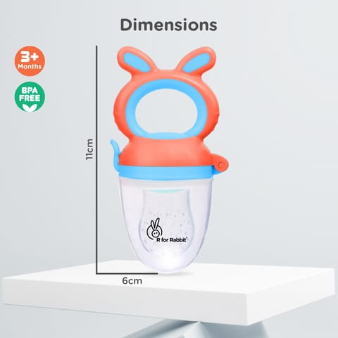 R for Rabbit First Feed Bunny Orange-Blue Nibbler