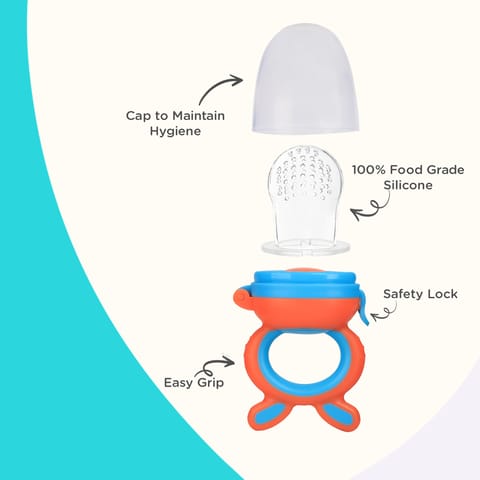 R for Rabbit First Feed Bunny Orange-Blue Nibbler