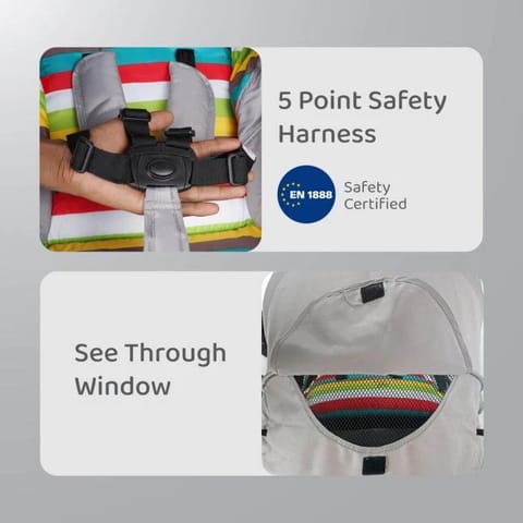 R for Rabbit Chocolate Ride Rainbow Stroller