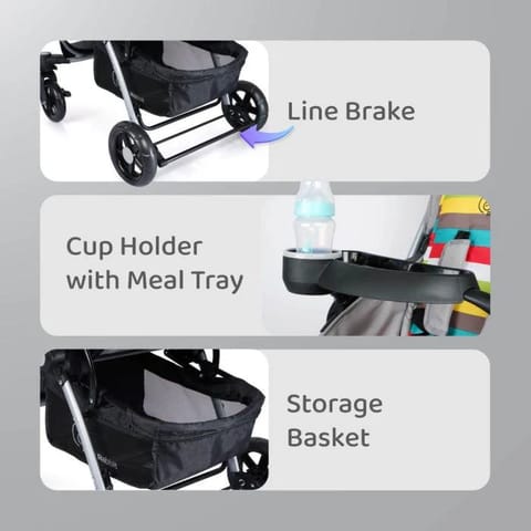 R for Rabbit Chocolate Ride Rainbow Stroller