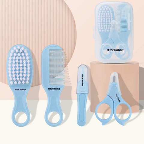 R for Rabbit Stylo&nbsp;Totcare&nbsp;Set Sky Blue Grooming